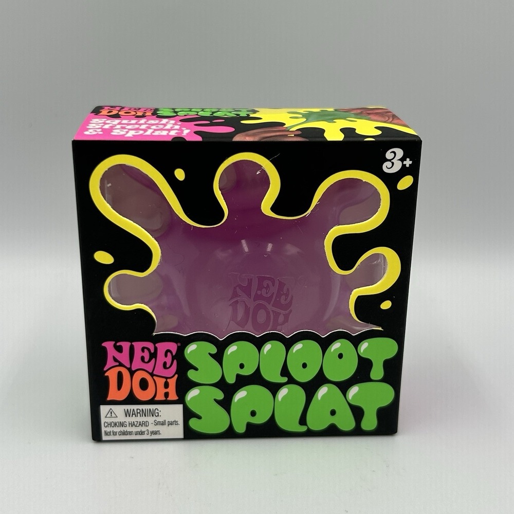 NIB Nee Doh Pink Sploot Splat Fidget Sensory Toy Stress Relief Anxiety Therapy